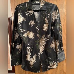 Vince long sleeve silk blouse